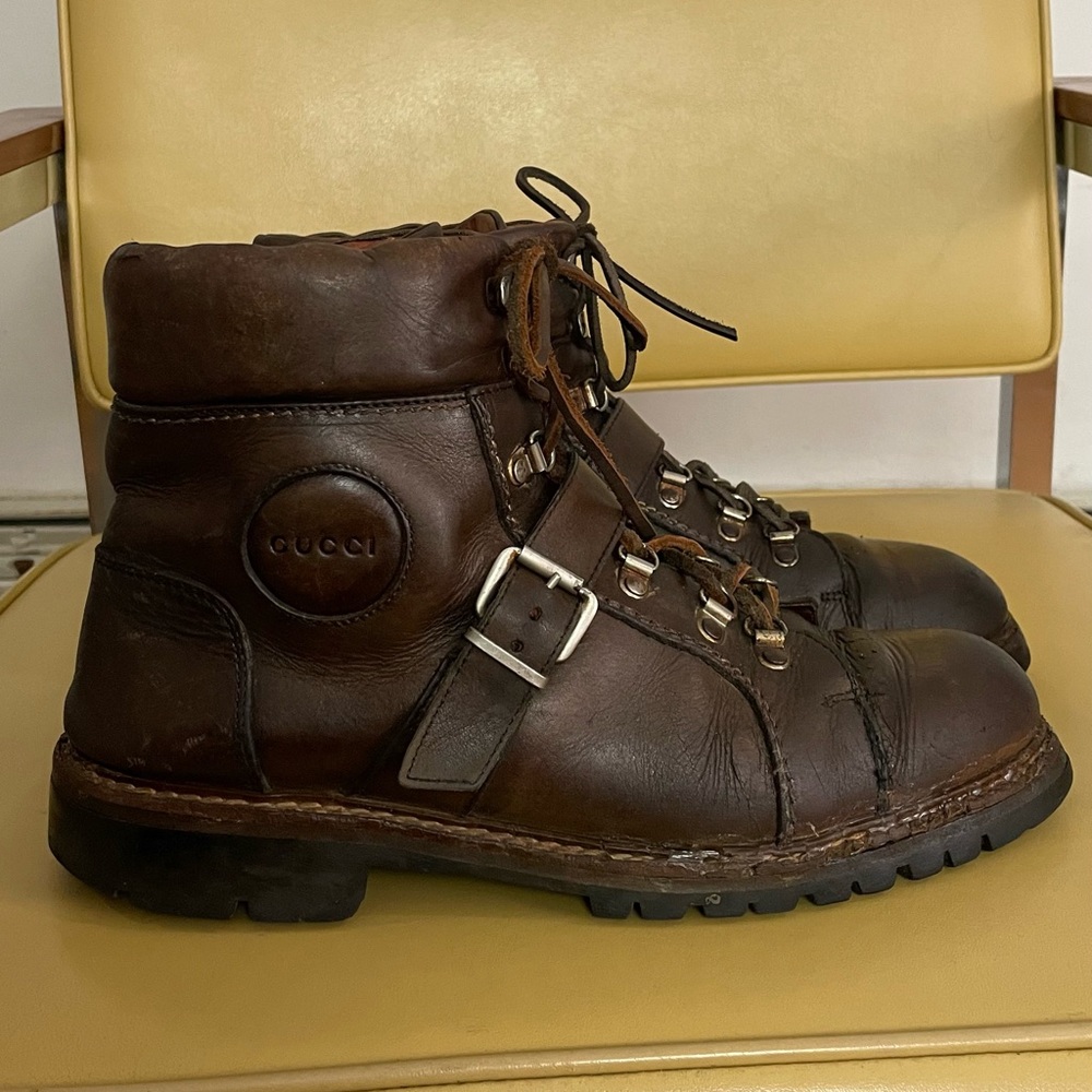 GUCCI VINTAGE HIKING/TREKKING BOOTS